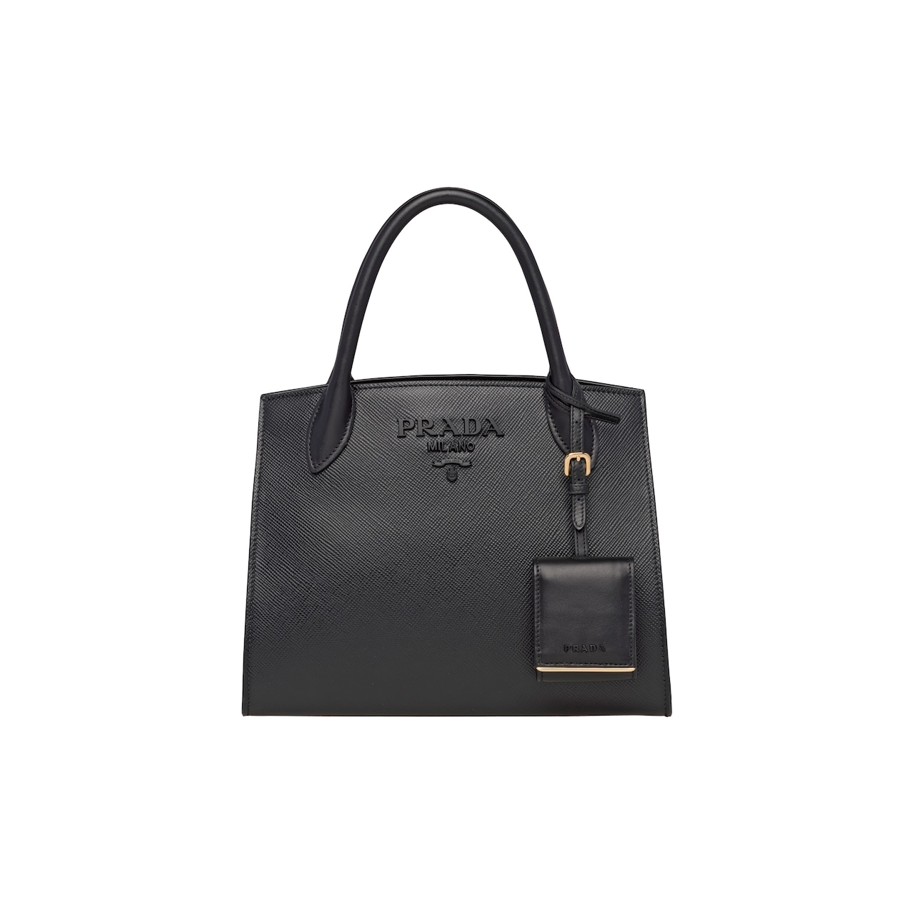 Prada Monochrome Saffiano leather bag | Prada - 1BA156 ...