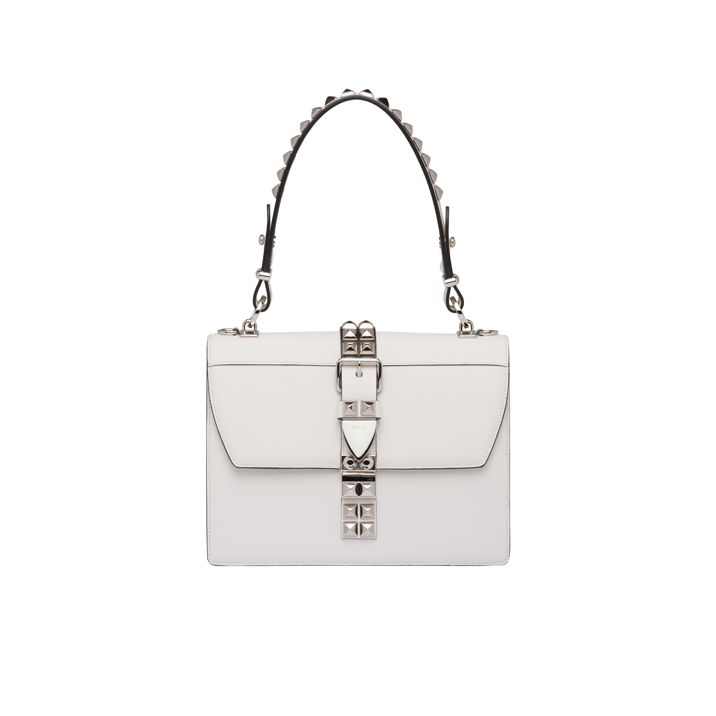 Prada elektra leather shoulder bag clearance