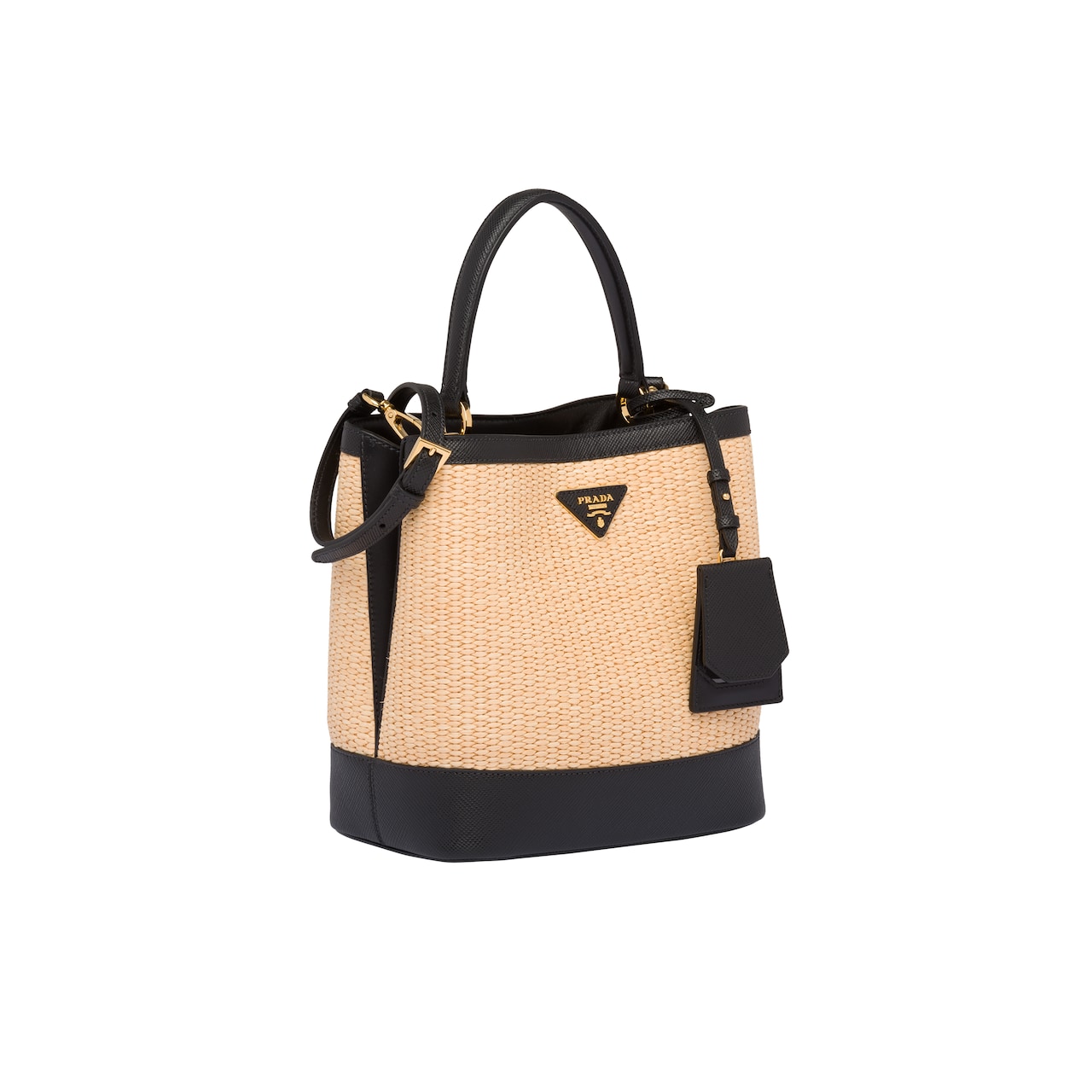 prada small straw bag