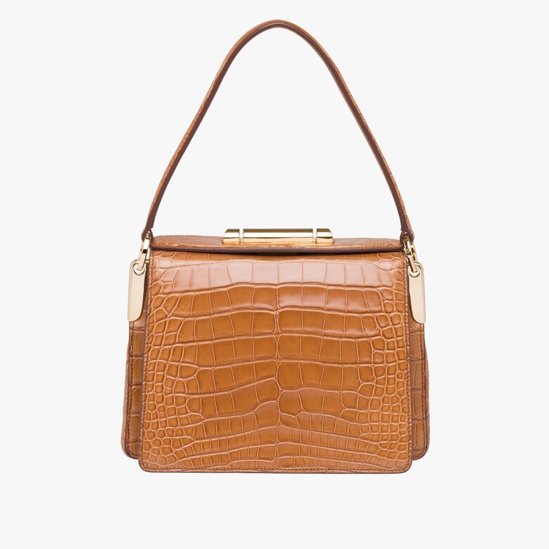 Prada Sybille crocodile leather bag