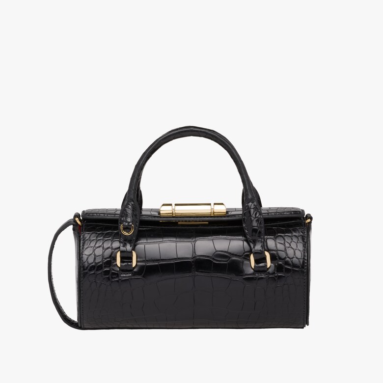 Prada Sybille crocodile leather bag