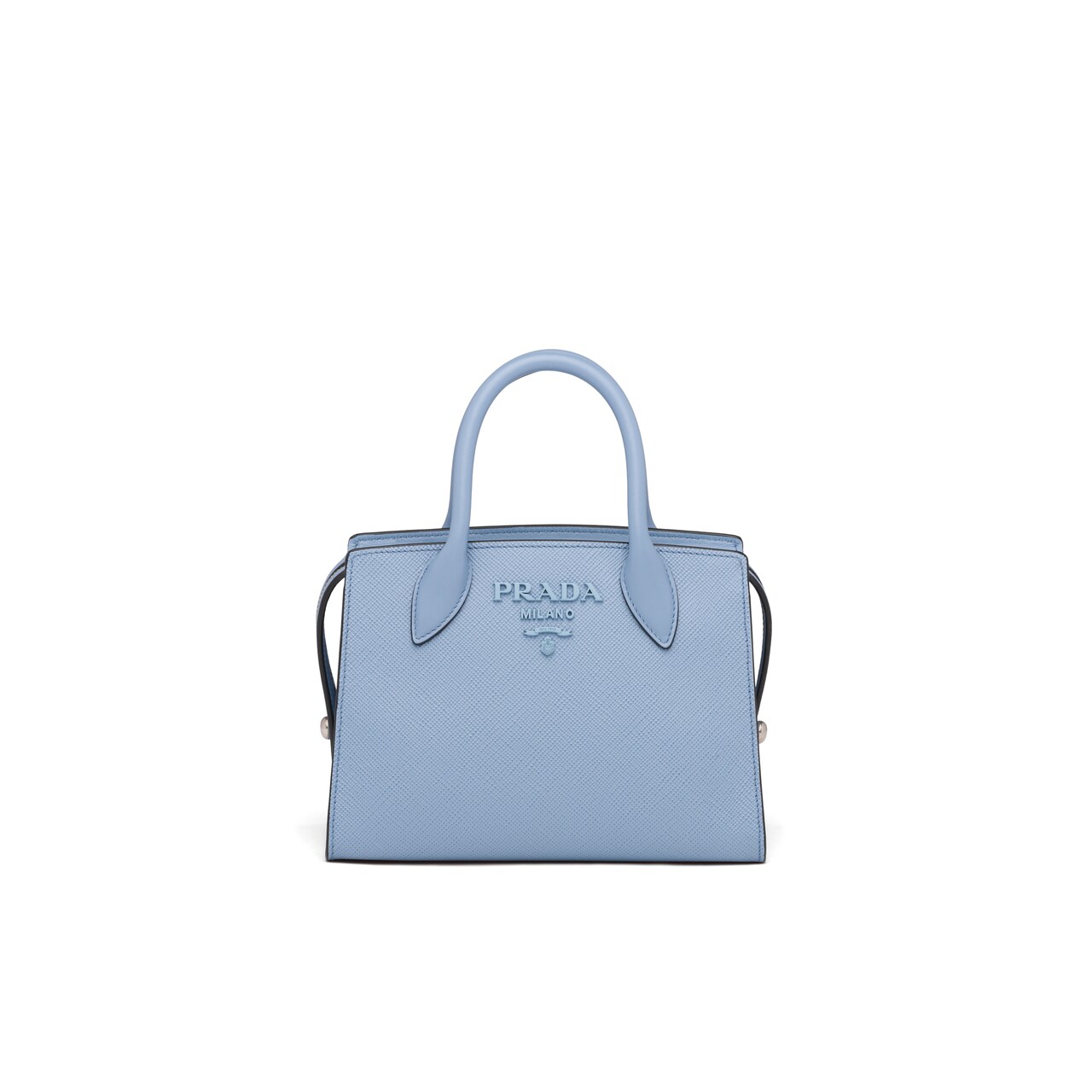 prada milano blue purse