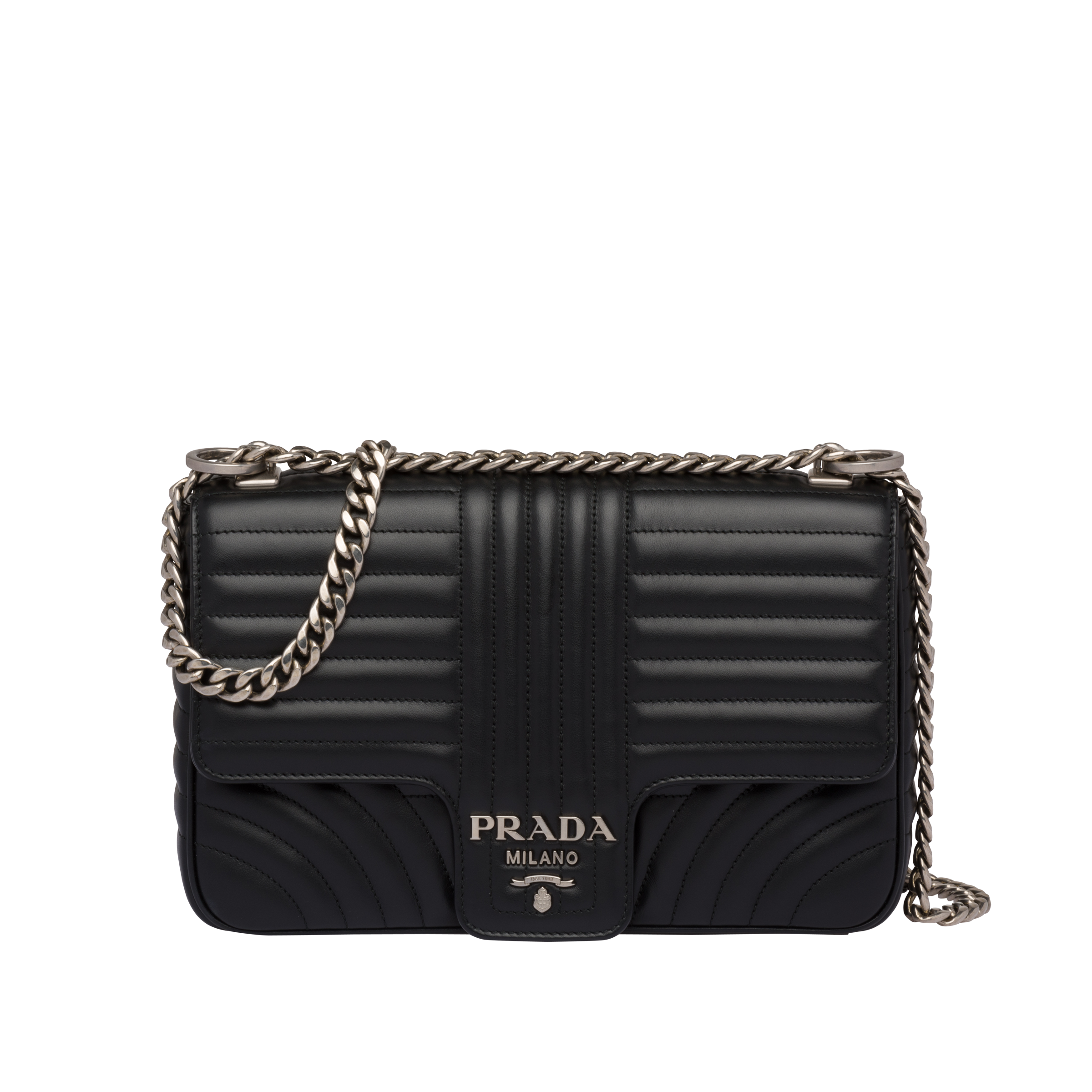 diagramme leather shoulder bag