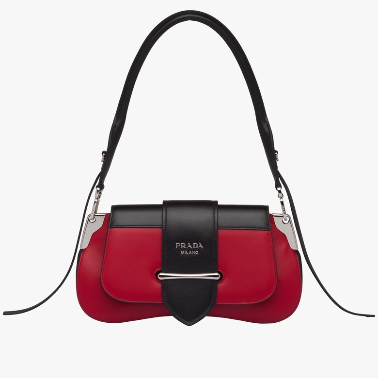Women S Bags Prada Prada Sidonie Leather Shoulder Bag