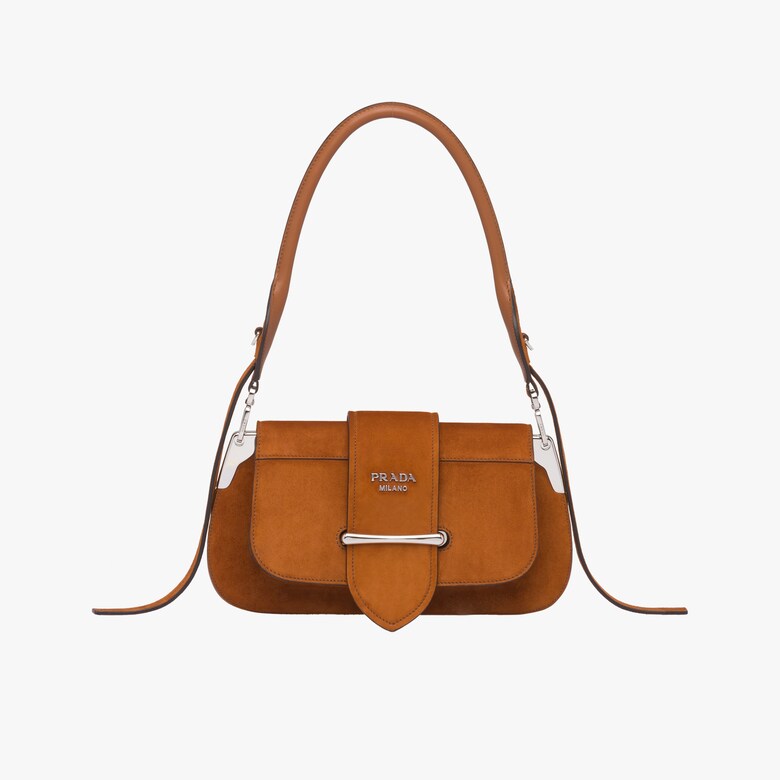 Prada Sidonie suede bag