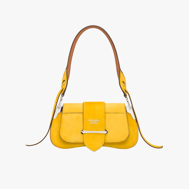 Prada Sidonie suede bag