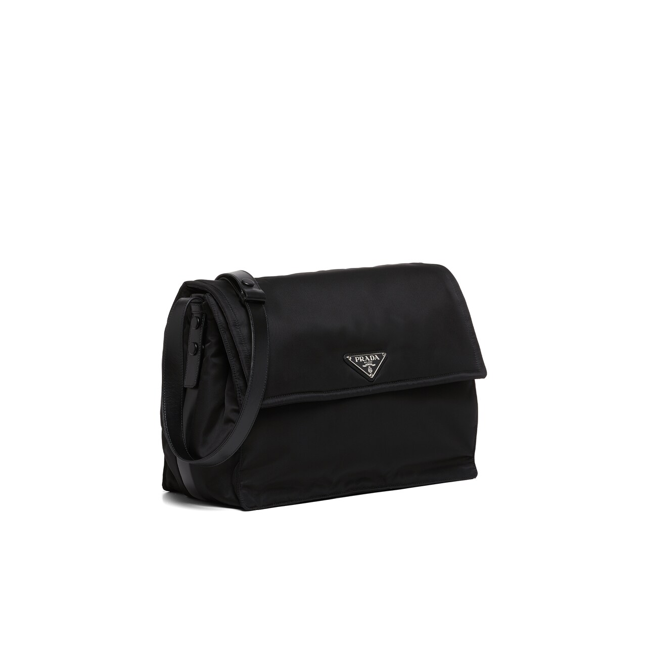 Large padded nylon shoulder bag Prada 1BD256_2DLN_F0002_V_OOO