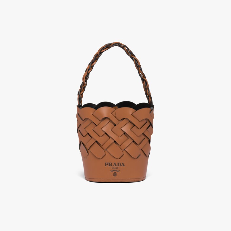 prada basket weave bag