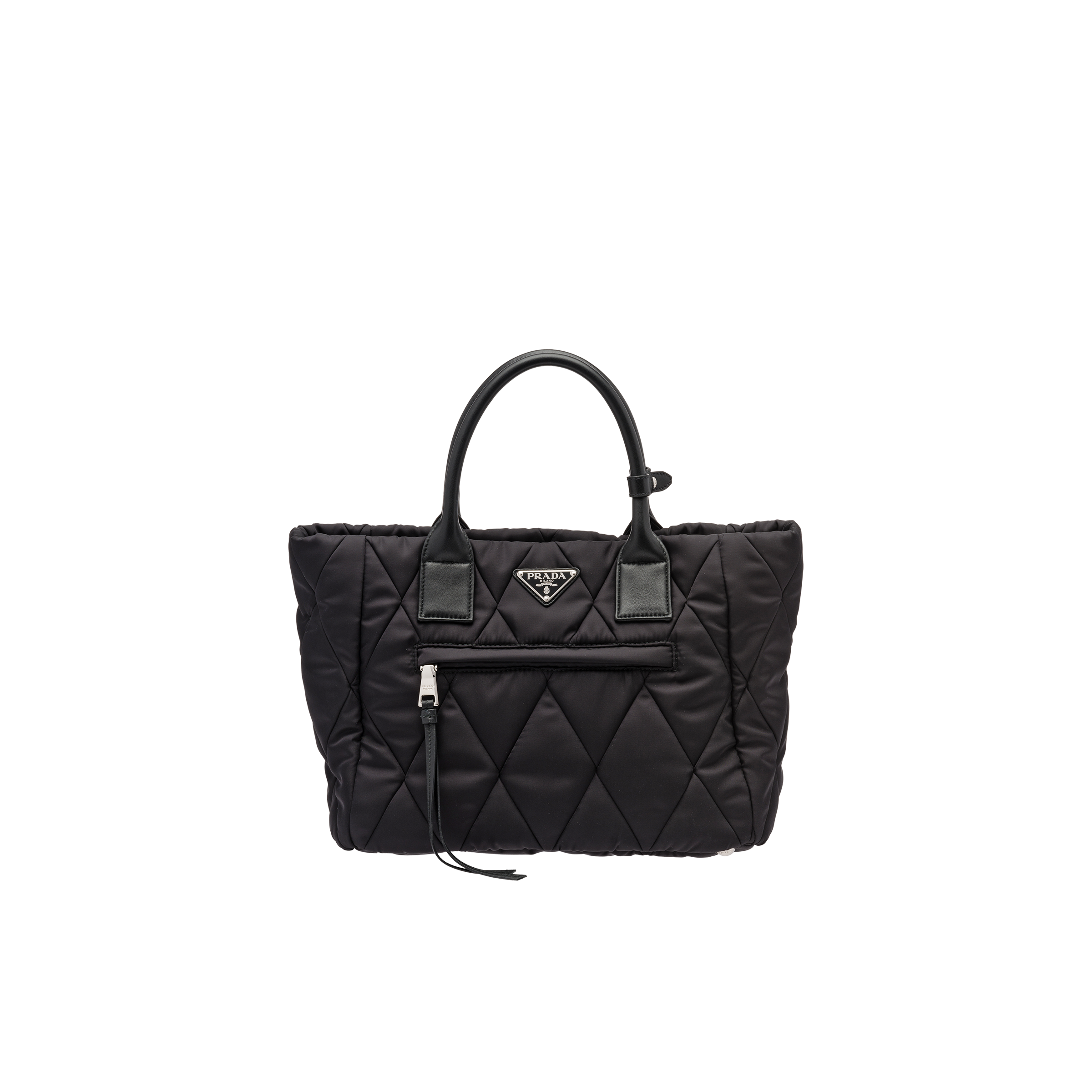 prada quilted nylon tote