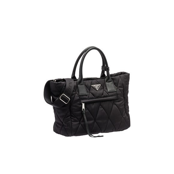 prada quilted nylon tote