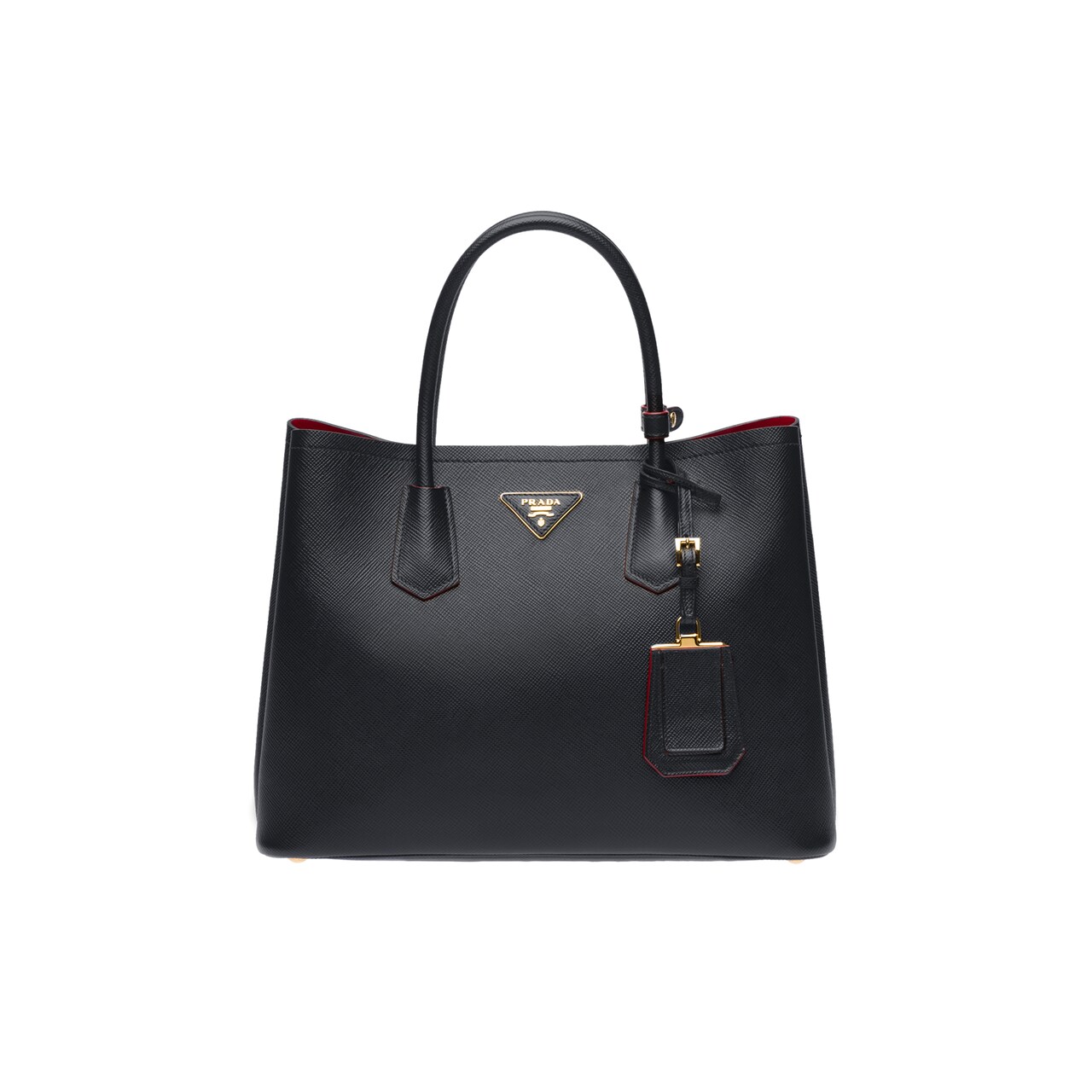 prada double 中号手袋