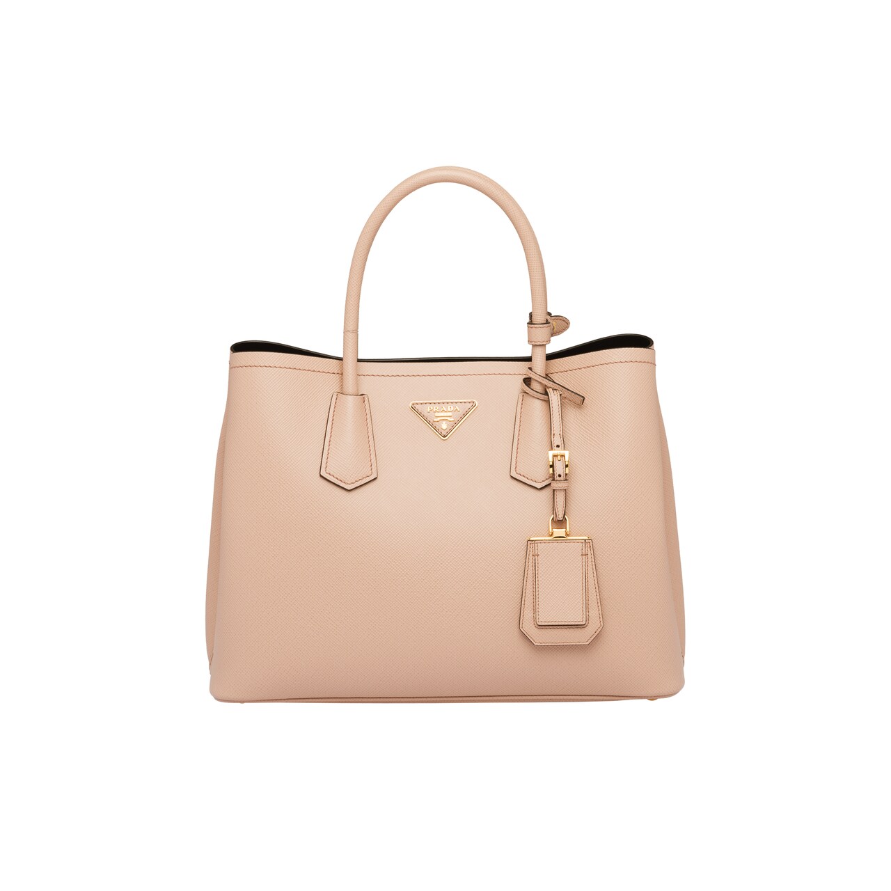 medium saffiano leather double prada bag