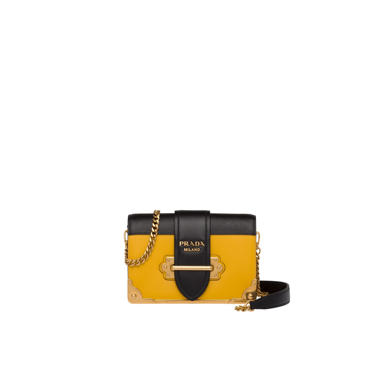 calf leather bag prada
