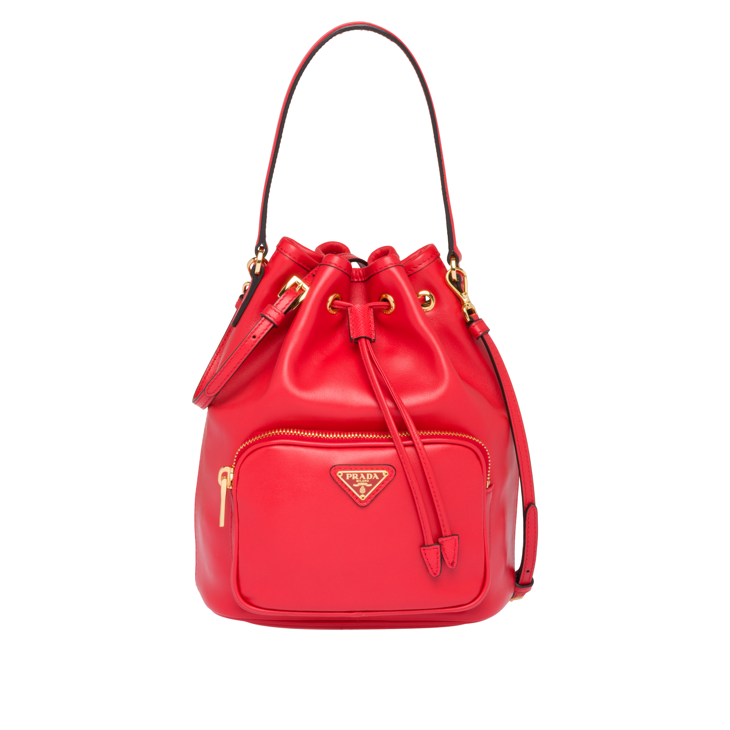 Prada Duet Leather Shoulder Bag Prada Duet Leather Shoulder Bag
