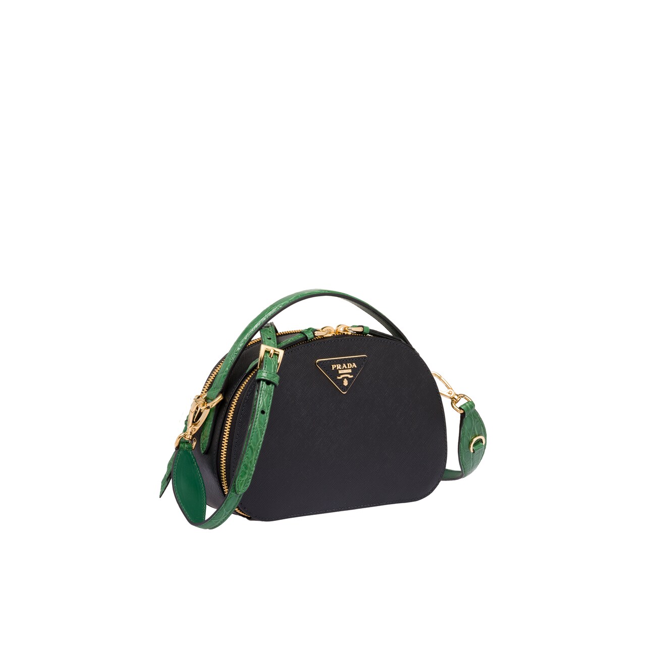prada green crocodile bag