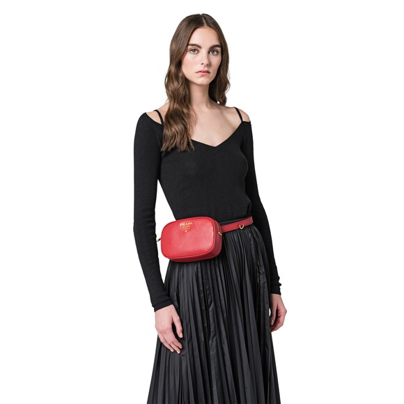 prada saffiano leather belt bag