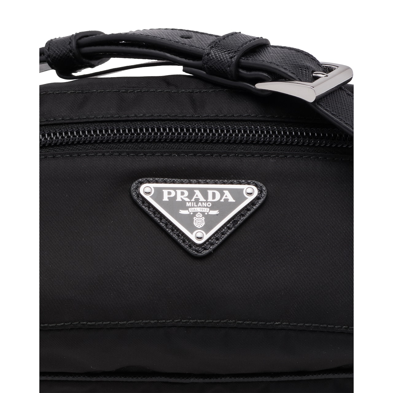 Fabric and leather belt bag Prada 1BL012_064_F0002_V_OOO
