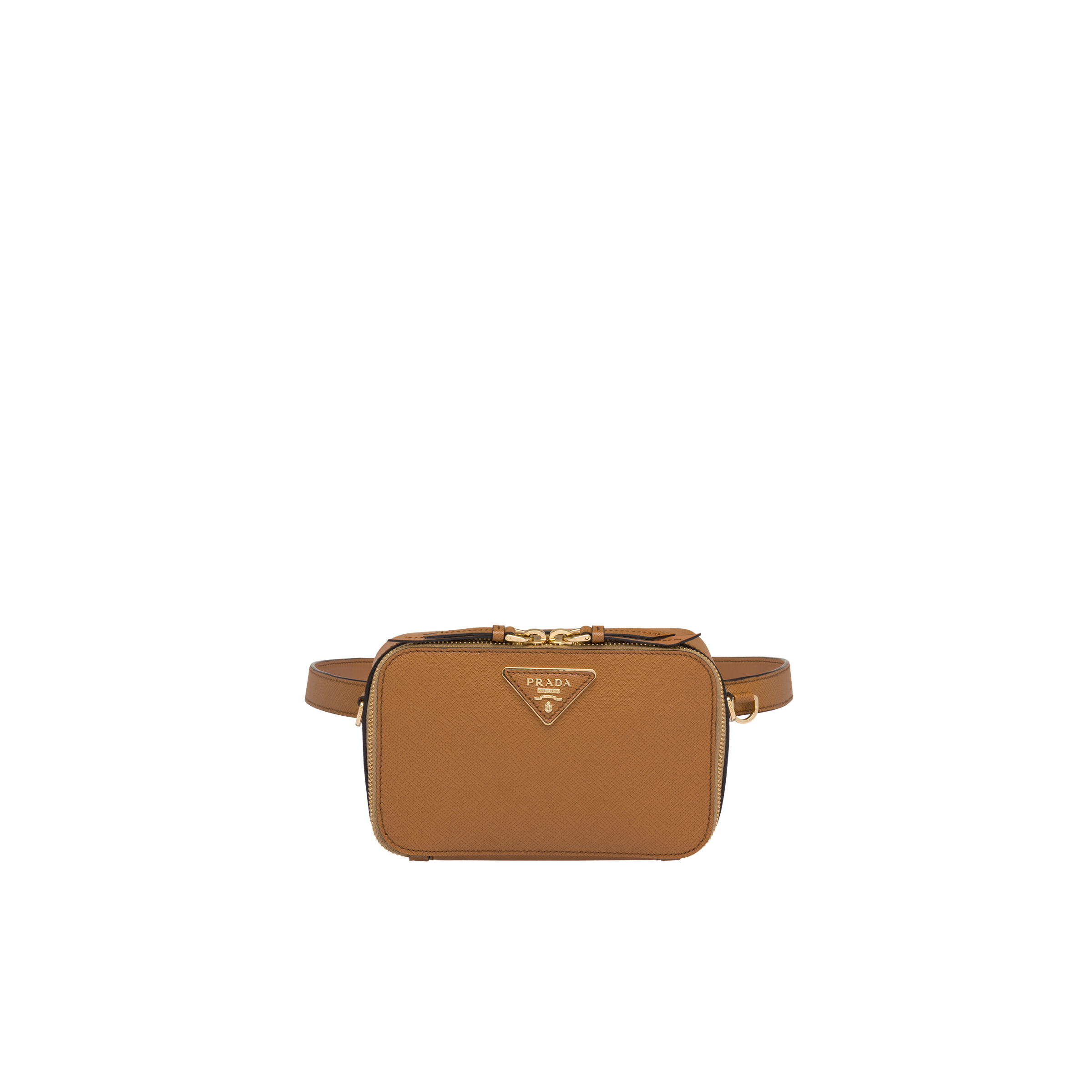 Sac banane Prada Odette en cuir Saffiano | Prada - 1BL019_NZV_F098L_V_OOO