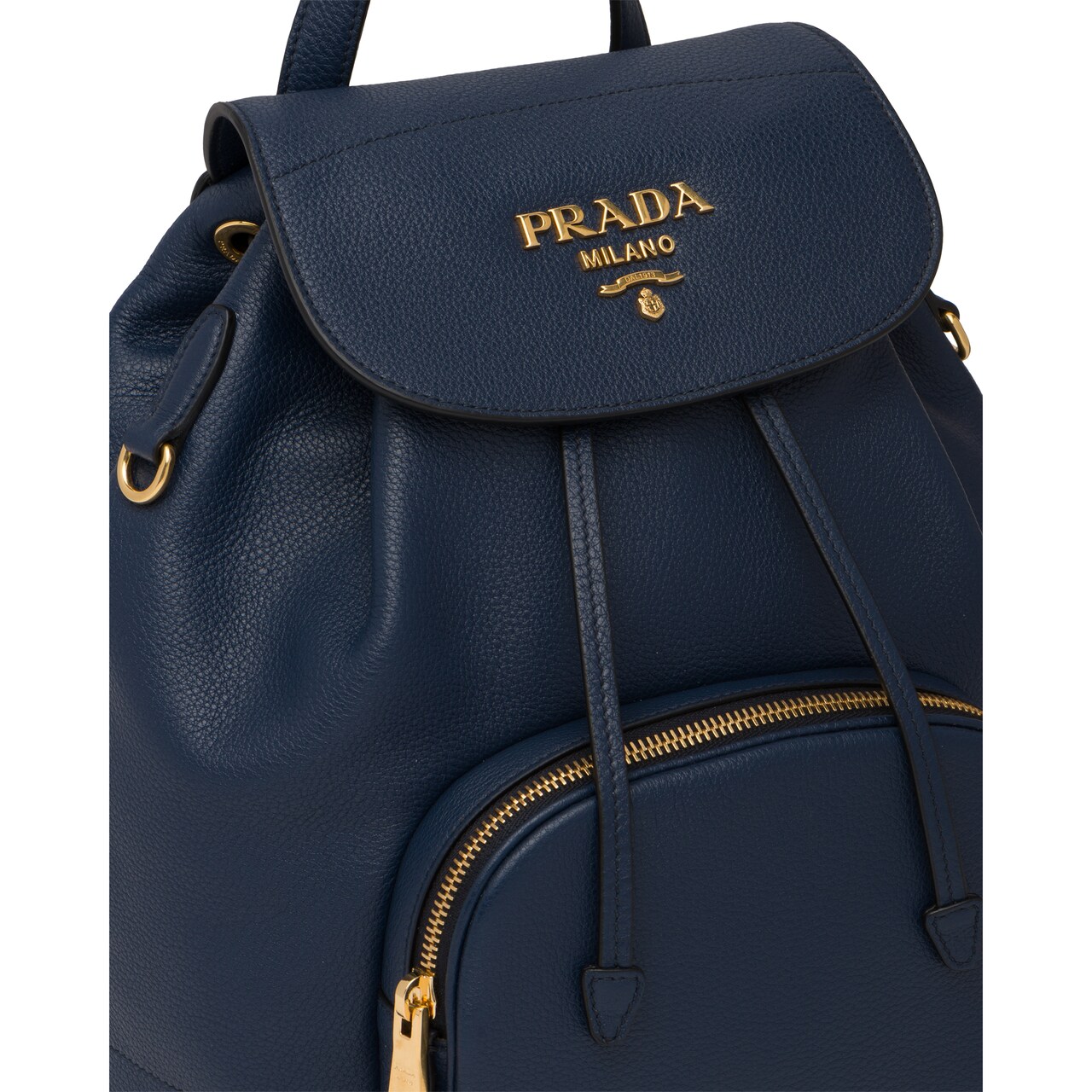 Leather backpack Prada 1BZ035_2BBE_F0216_V_OOO