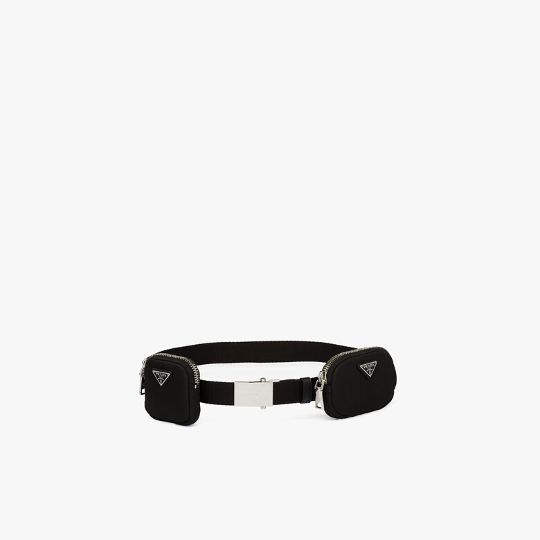 织物腰带配小包