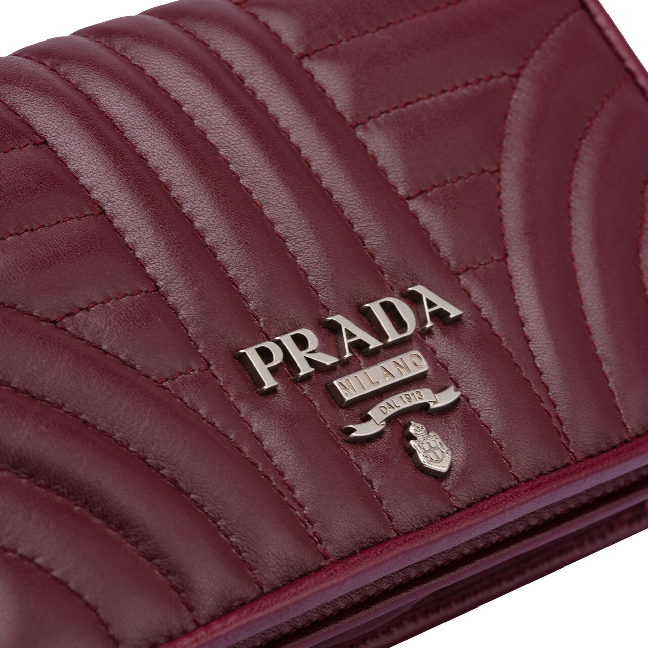 prada diagramme nappa leather mini bag