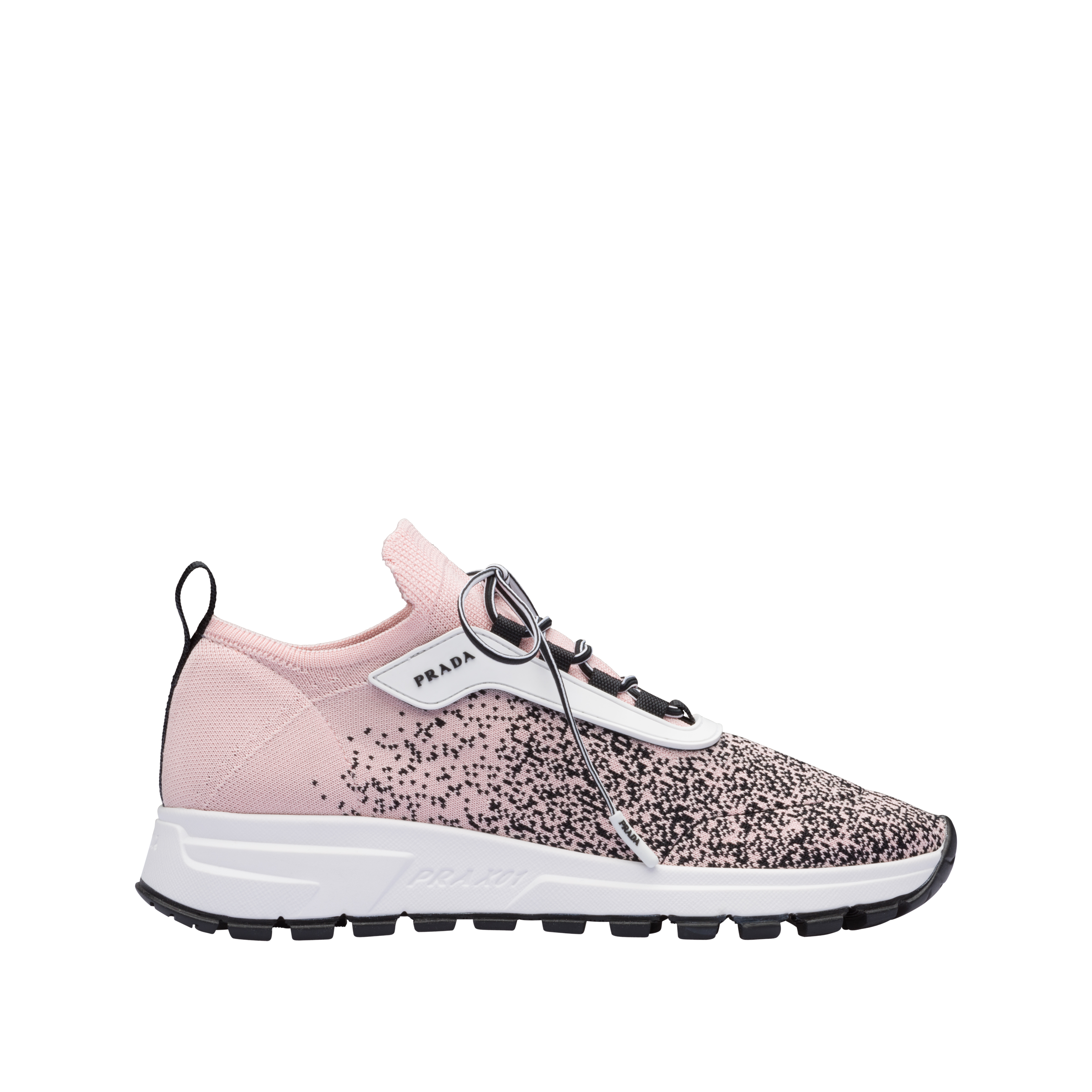 prada knit sneakers womens