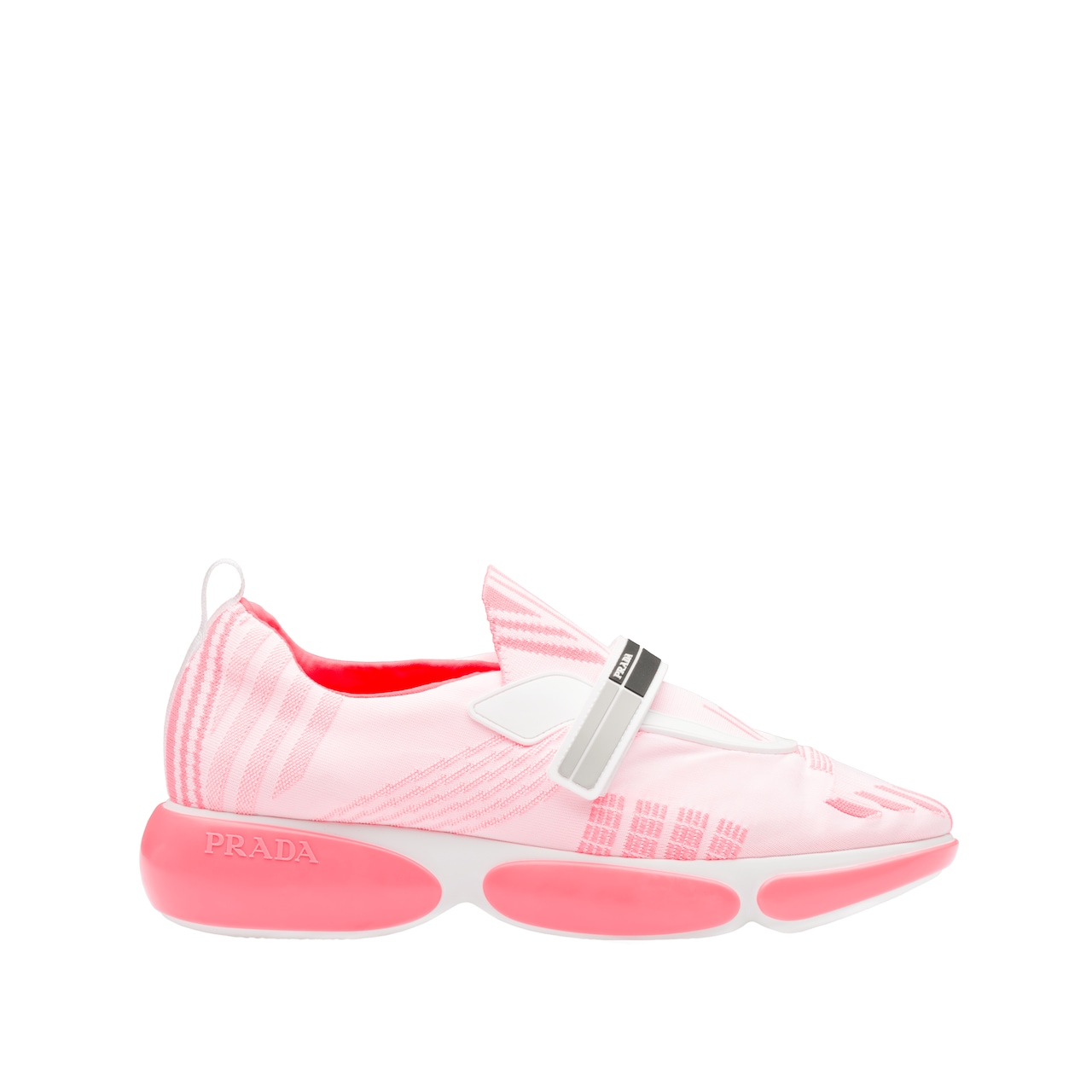 prada cloudbust white pink