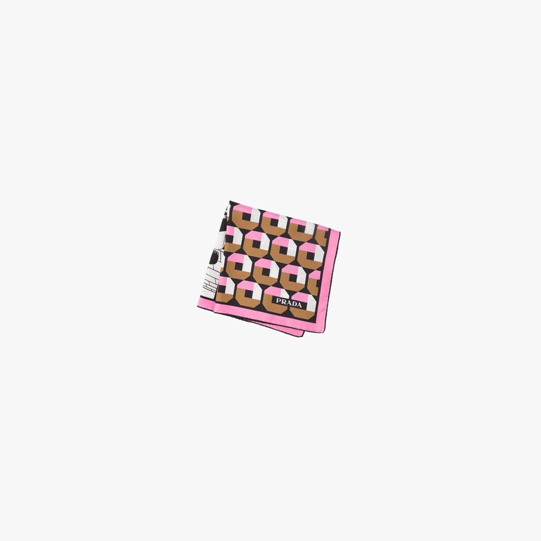 Double Match 55 silk foulard