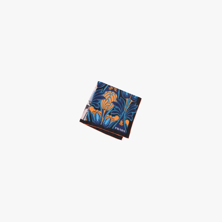 Fantasy silk scarf