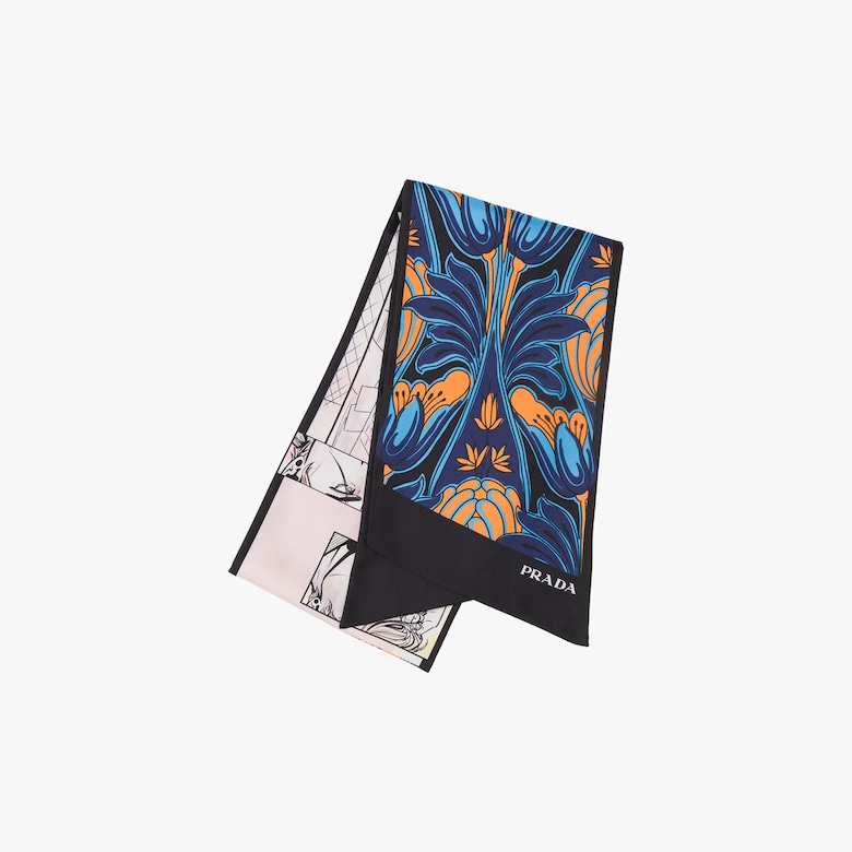 Double Match 55 silk foulard