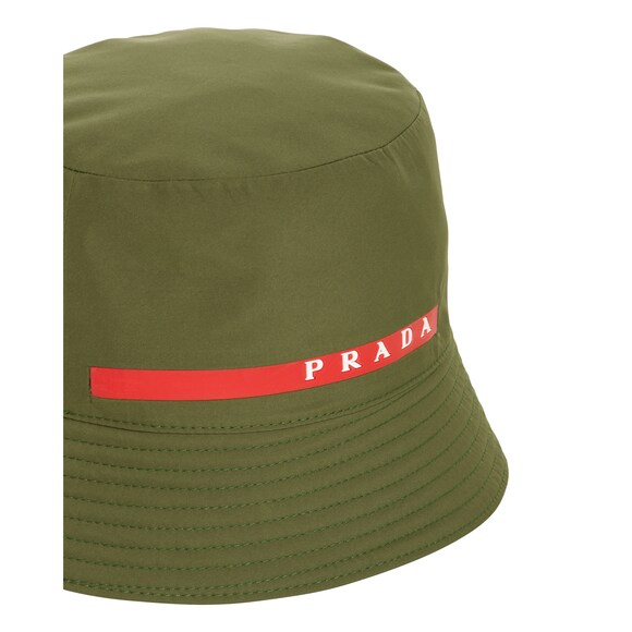 prada technical fabric cap