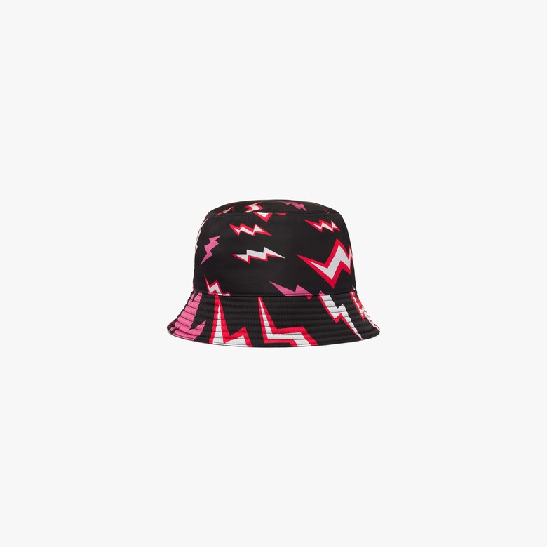 Lightning print nylon hat