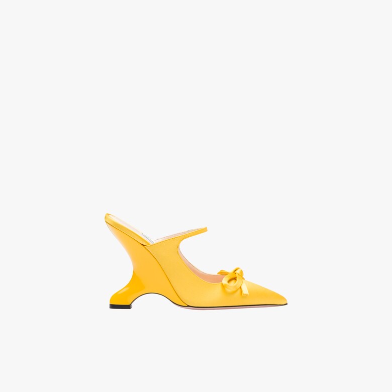 prada satin mules