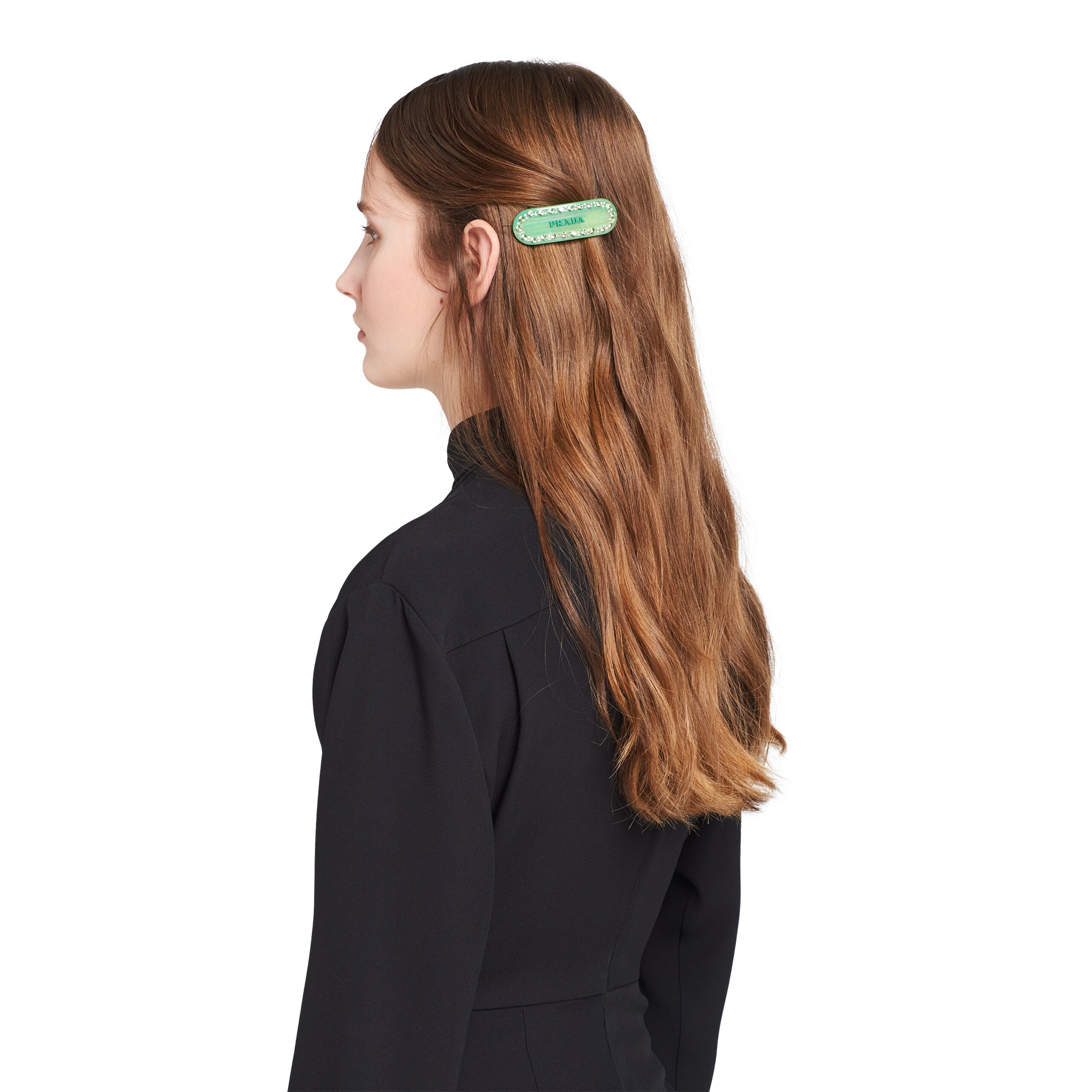 Plexiglas hair clip Prada 1IF043_2CD0_F0458
