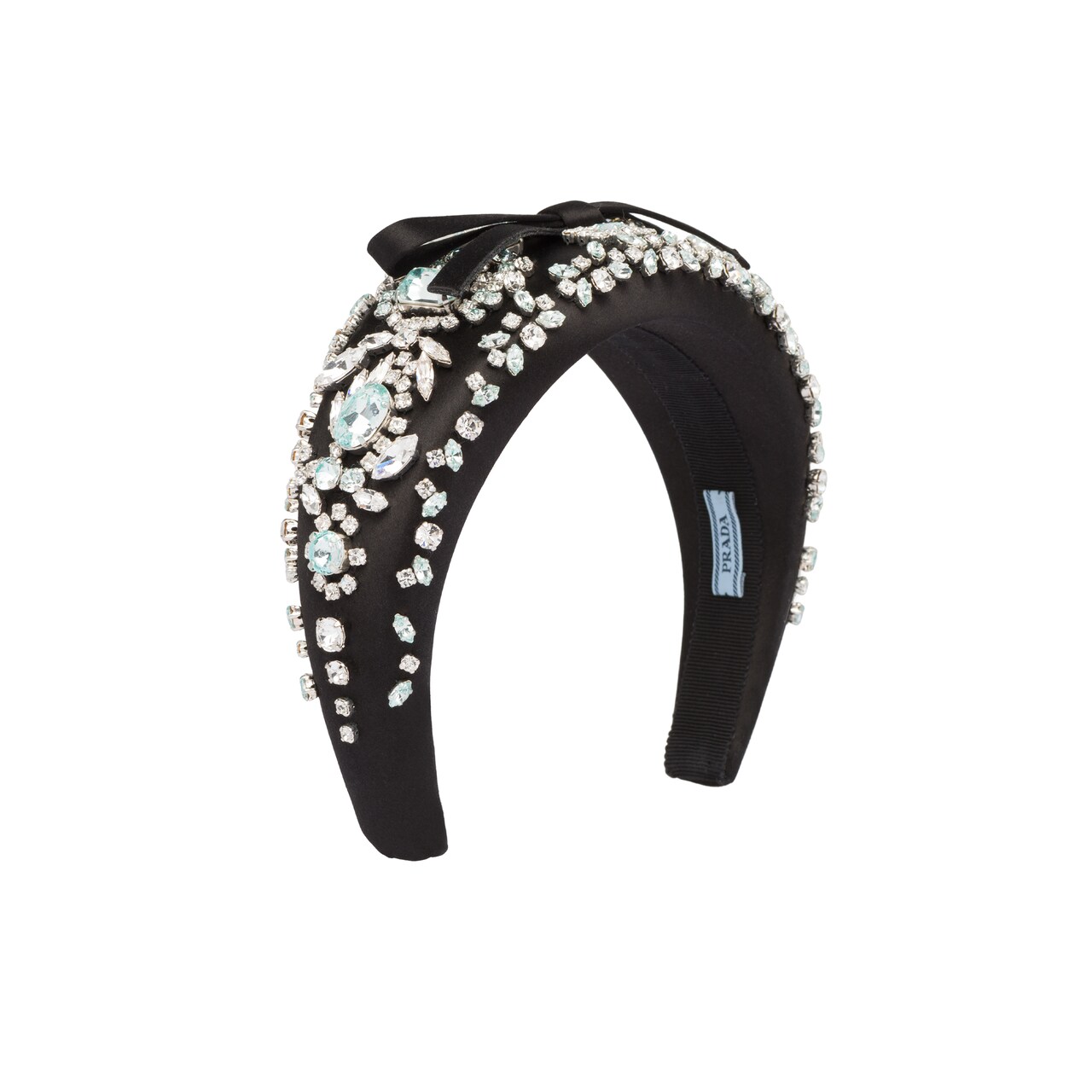 Embellished satin headband Prada 1IH016_2AZ6_F0EIA