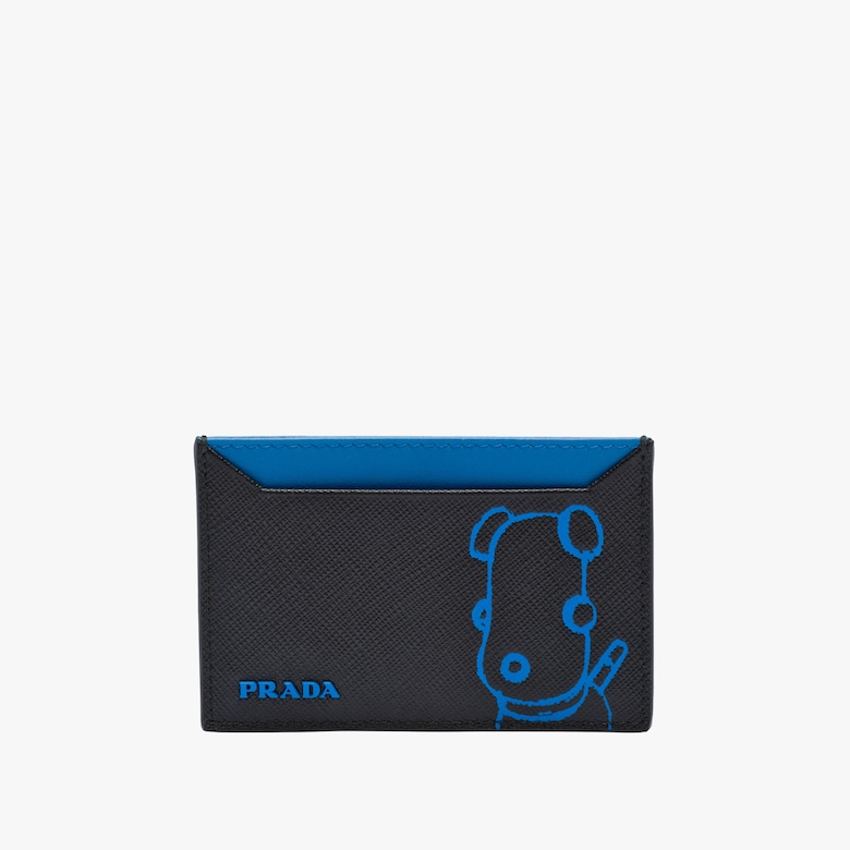 Pradamalia Saffiano leather card holder