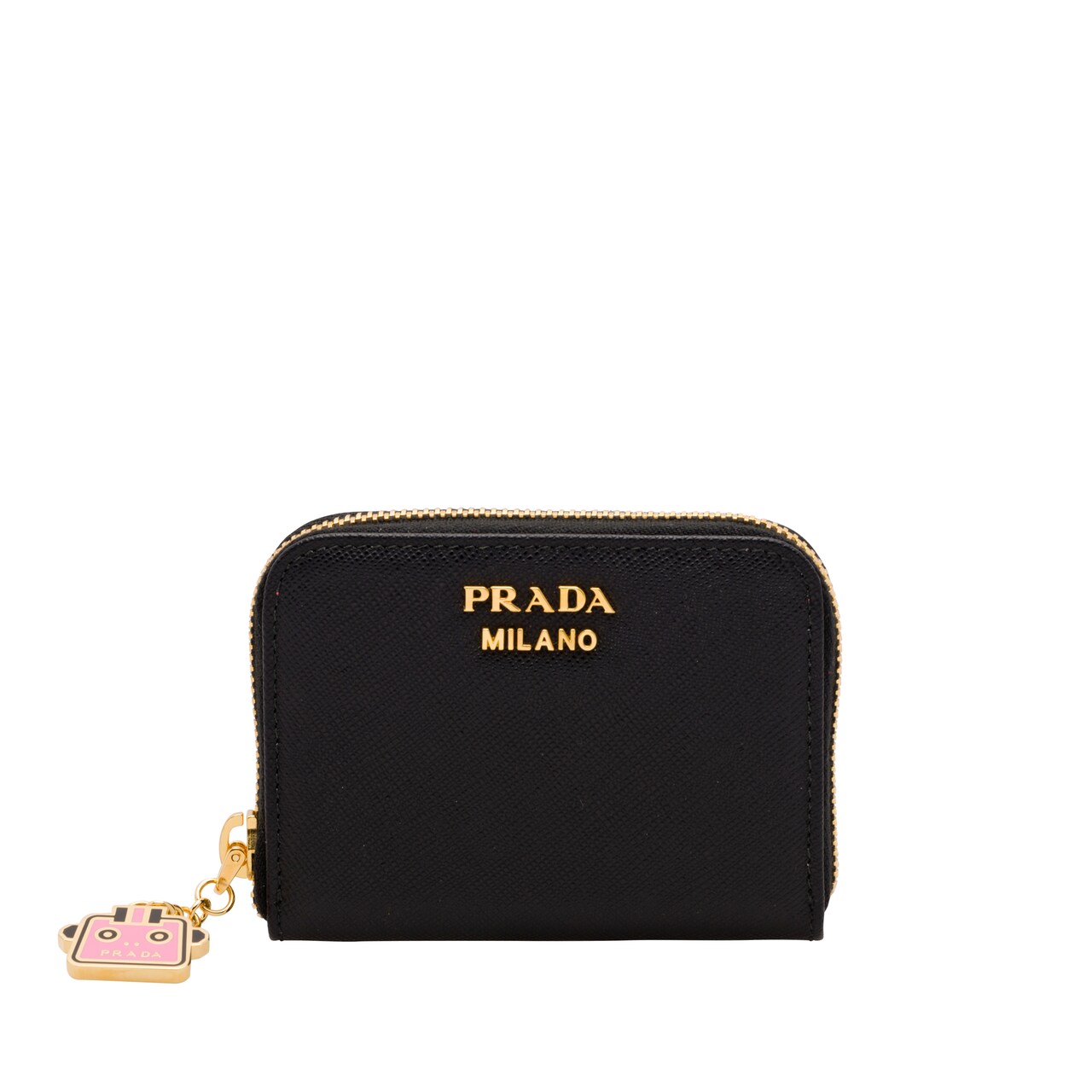 miglior valore prodotti di qualità vasta gamma Portamonete in pelle Saffiano con charm | Prada - 1MM268_2CB9_F0UGK miglior valore prodotti di qualità vasta gamma Portamonete in pelle Saffiano con charm | Prada - 1MM268_2CB9_F0UGK