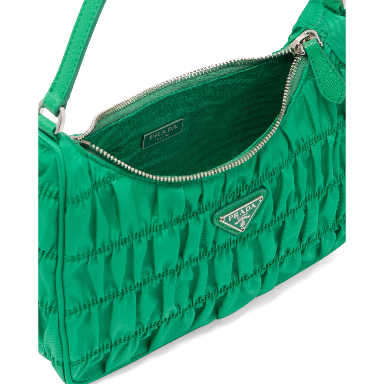 prada green nylon bag