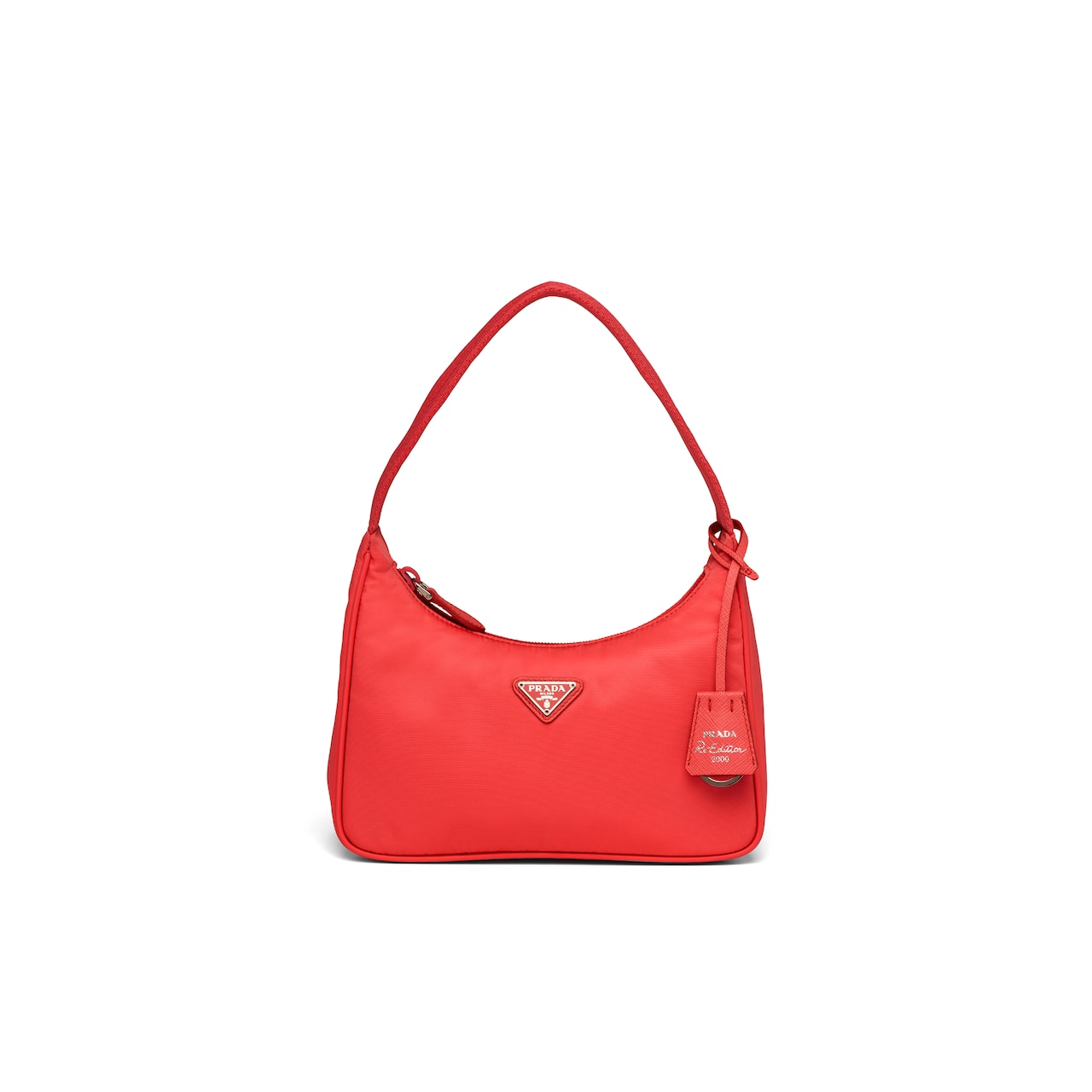 prada red nylon bag