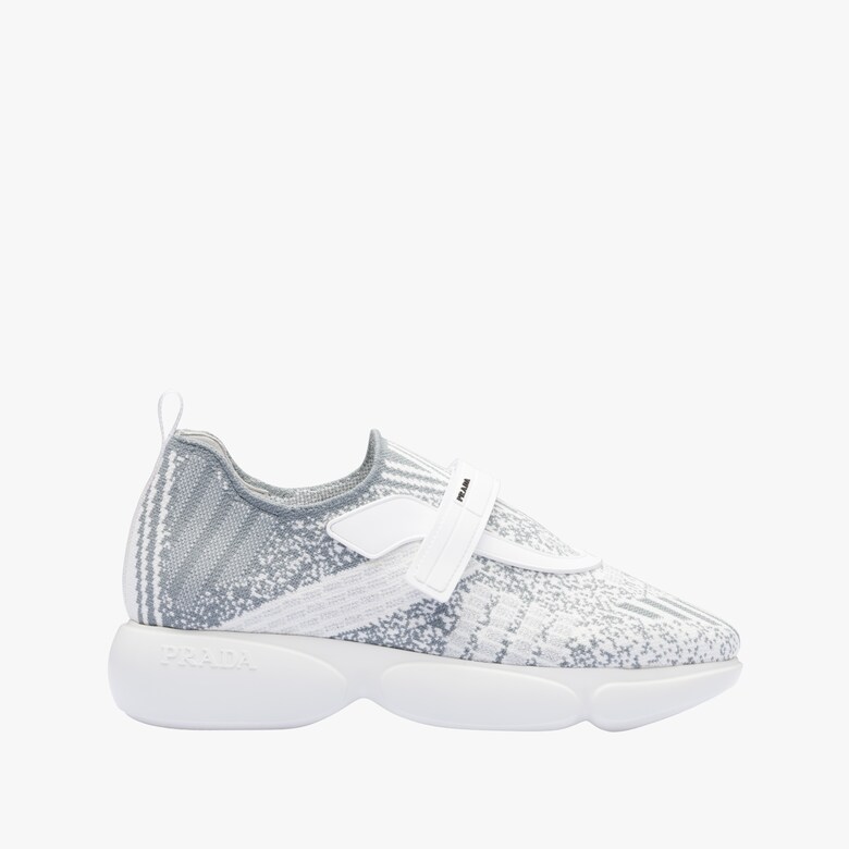 Baskets Cloudbust en jersey métallisé