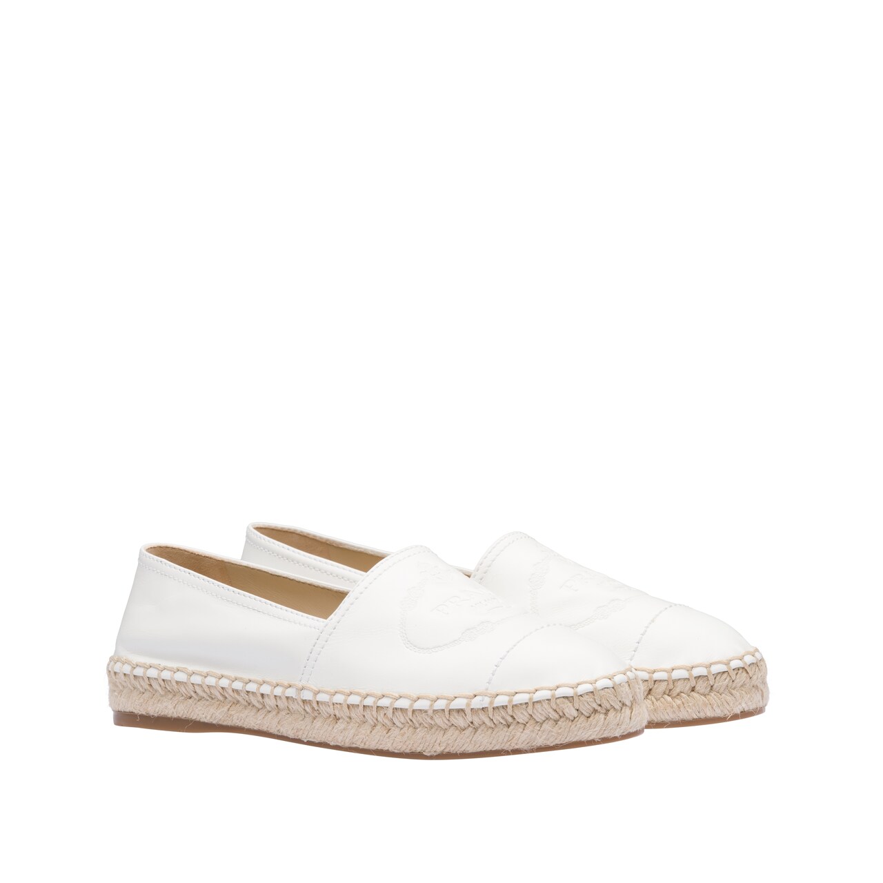 prada white espadrilles