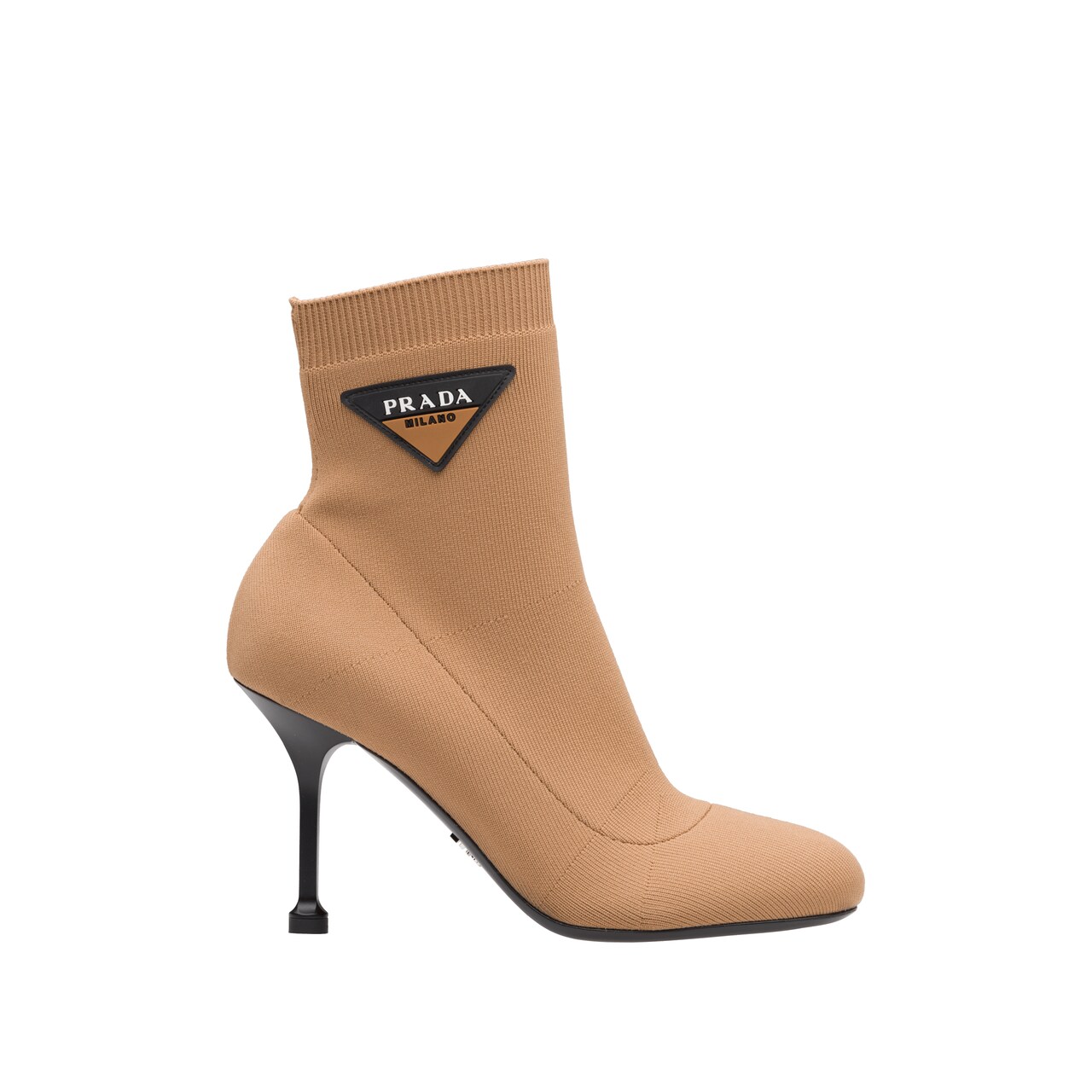 prada stretch fabric booties