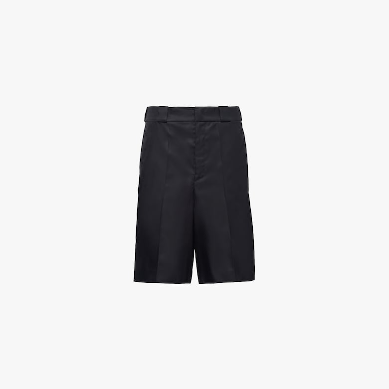 Nylon gabardine Bermudas