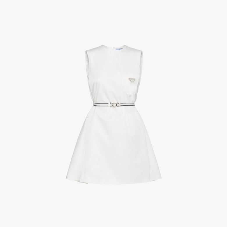 white prada dress