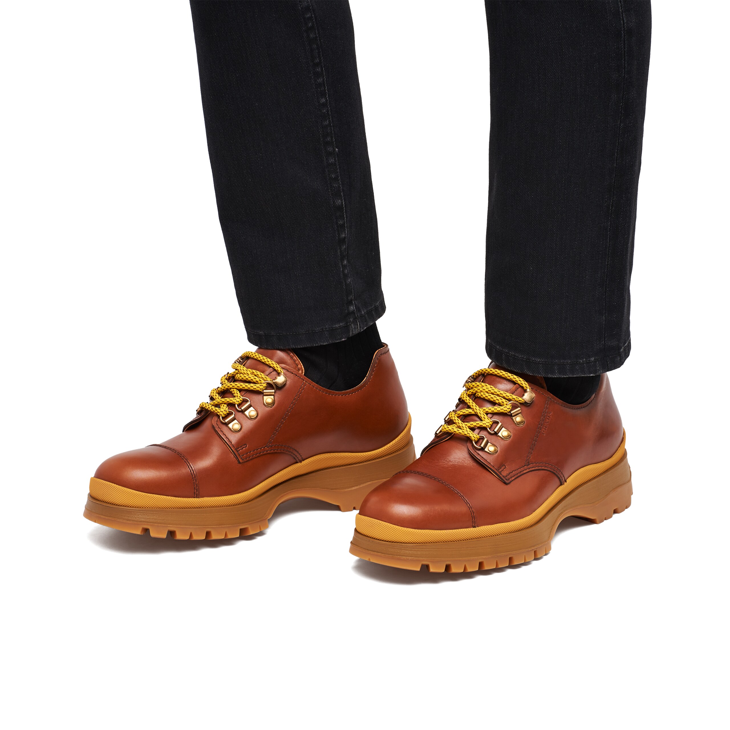 prada lug sole derby shoes