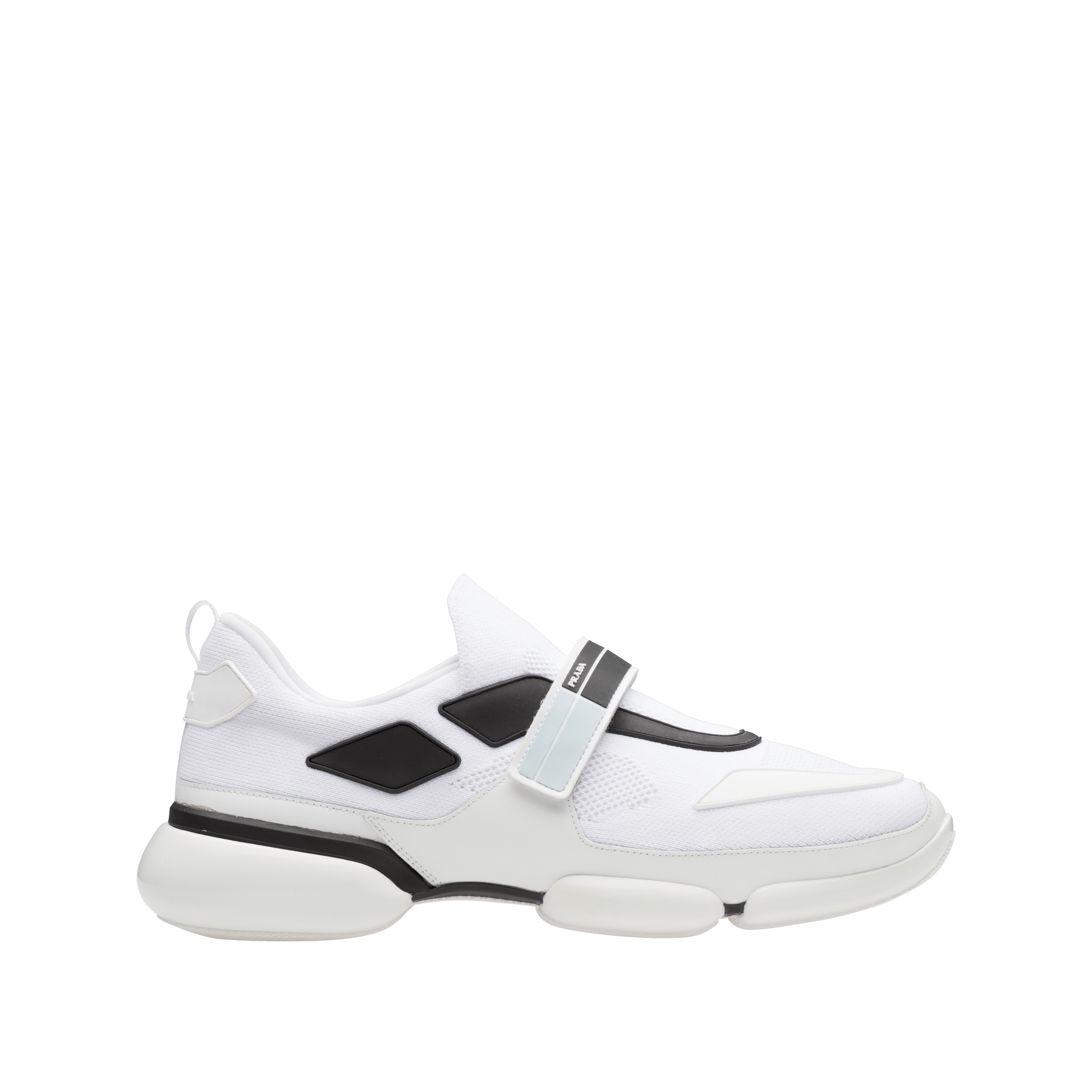 ClimbingNoob: White Prada Running Shoes