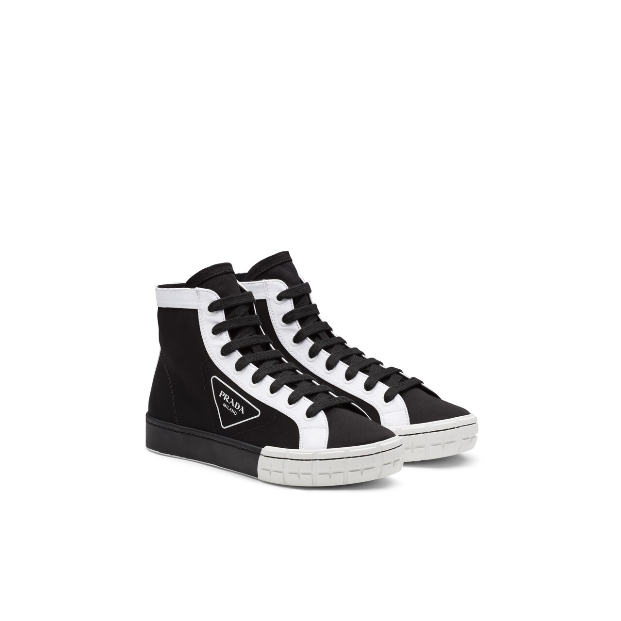 Fabric High Top Sneakers Prada 2tg158 89c F0967