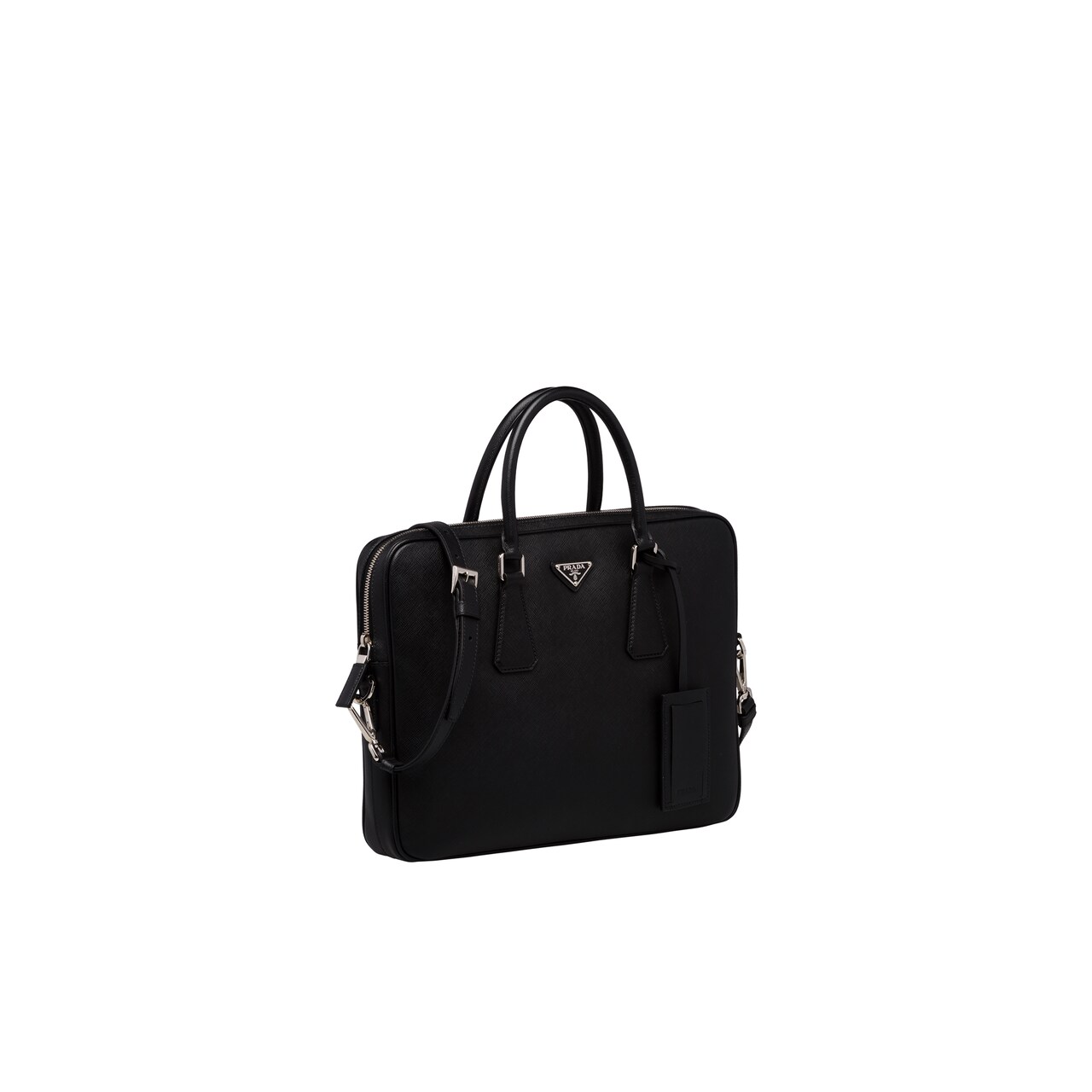 Leather Briefcase Prada 2VE368_9Z2_F0002_V_OOX