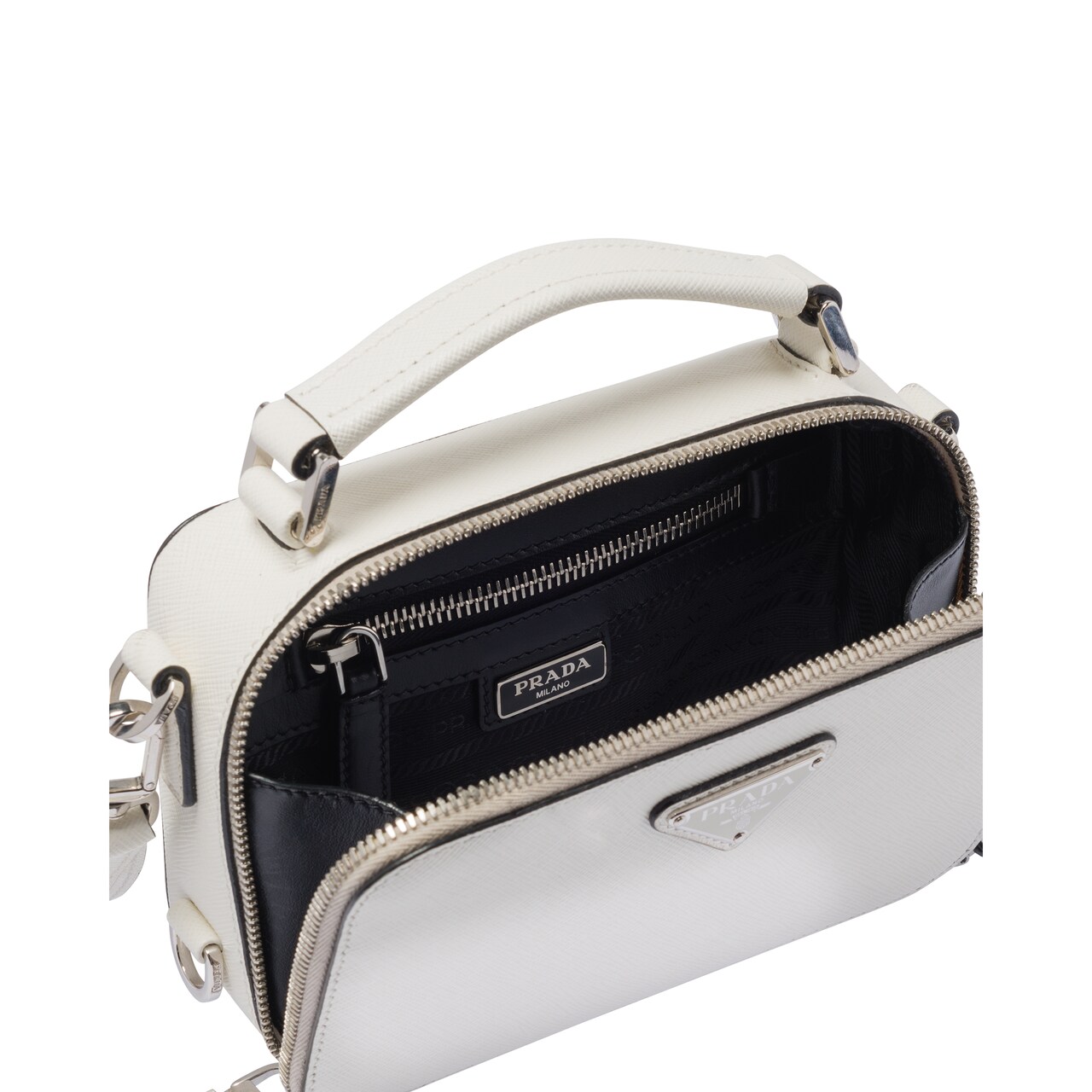 prada saffiano leather bandoleer bag