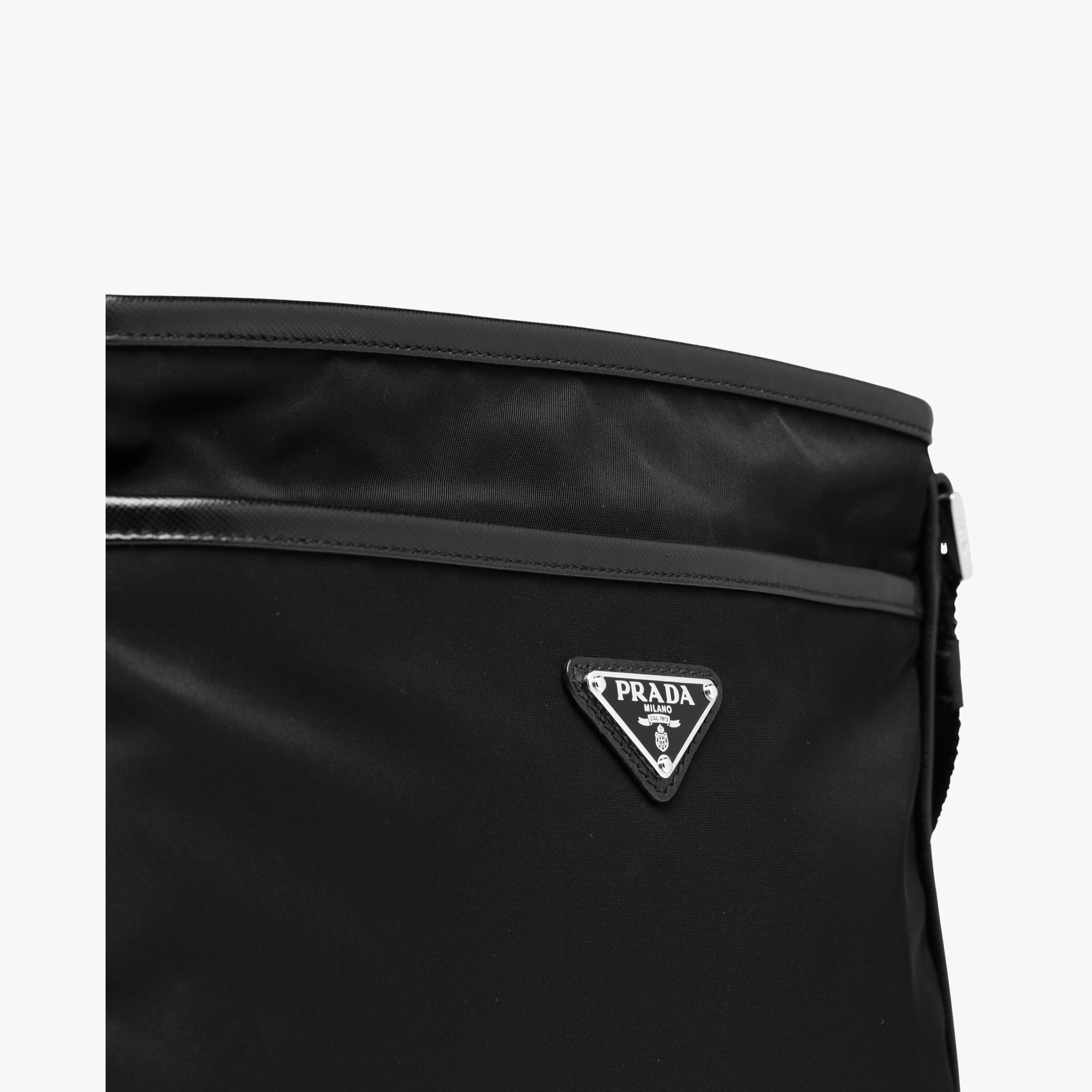 Black Nylon CrossBody Bag Prada